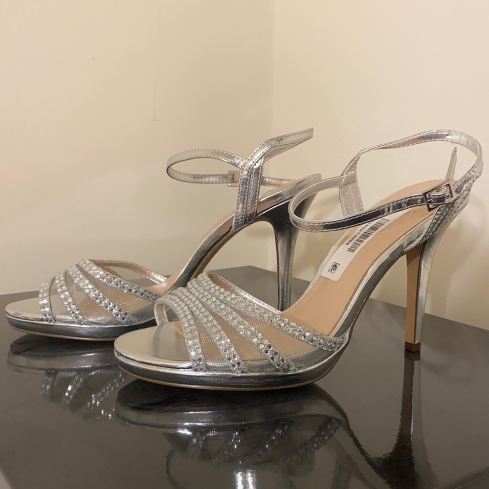 I. Miller Ralena Buckle Open Toe Cone Heel Pumps